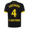 Original Fußballtrikot Borussia Dortmund N. Schlotterbeck 4 Auswärtstrikot 2023-24 Für Herren